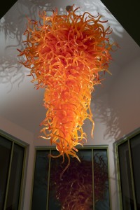 Dale Chihuly (United States, born 1941) Chandelier, 1996, Blown Glass KSU, Beach Museum of Art, acquisition made possible with fund provided by Bebe & R. Crosby Kemper and Joann & Jack Goldstein