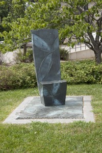 Wendell Castle, Mid-Summer, 2000 Bronze with patina KSU, Beach Museum of Art, purchased with funds provided by Nancy Benedict, Wayne Castle, and Wendell Castle in honor of Marvin Oliver Castle, class of 1931 and Bernice Decker Castle, class of 1931