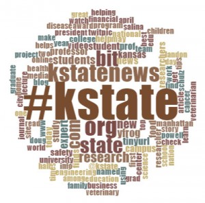 A Word Cloud of the @KStateNews Tweetstream 