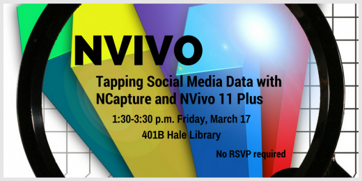 Tapping social media data with NCapture & NVivo 11