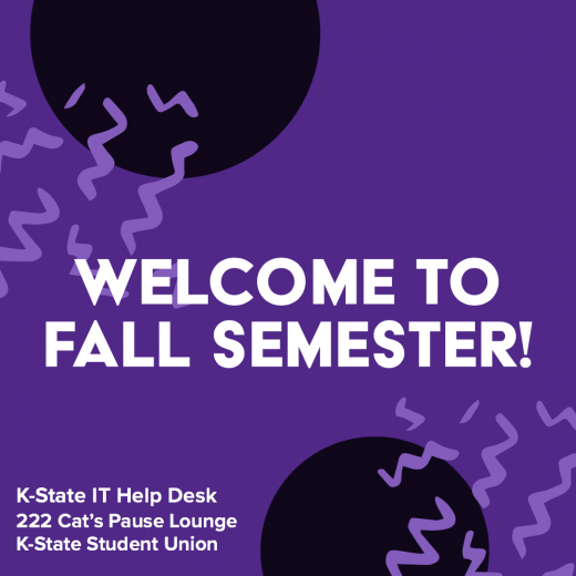Welcome to fall semester!