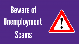Beware of unemployment scams