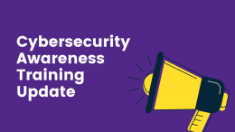Cybersecurity Awareness Training Update