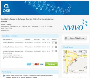 NVivo event registration site image and link