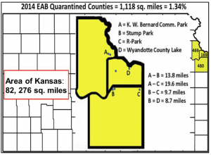 2014 EAB quarantined counties