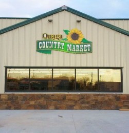 The Onaga Country Market in Onaga, Kansas.