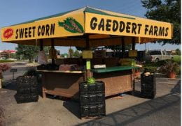 Gaeddert Farms Sweet Corn stand