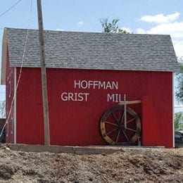 Small red barn, Hoffman Grist Mill