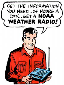 Mark Trail champions NOAA weather radio